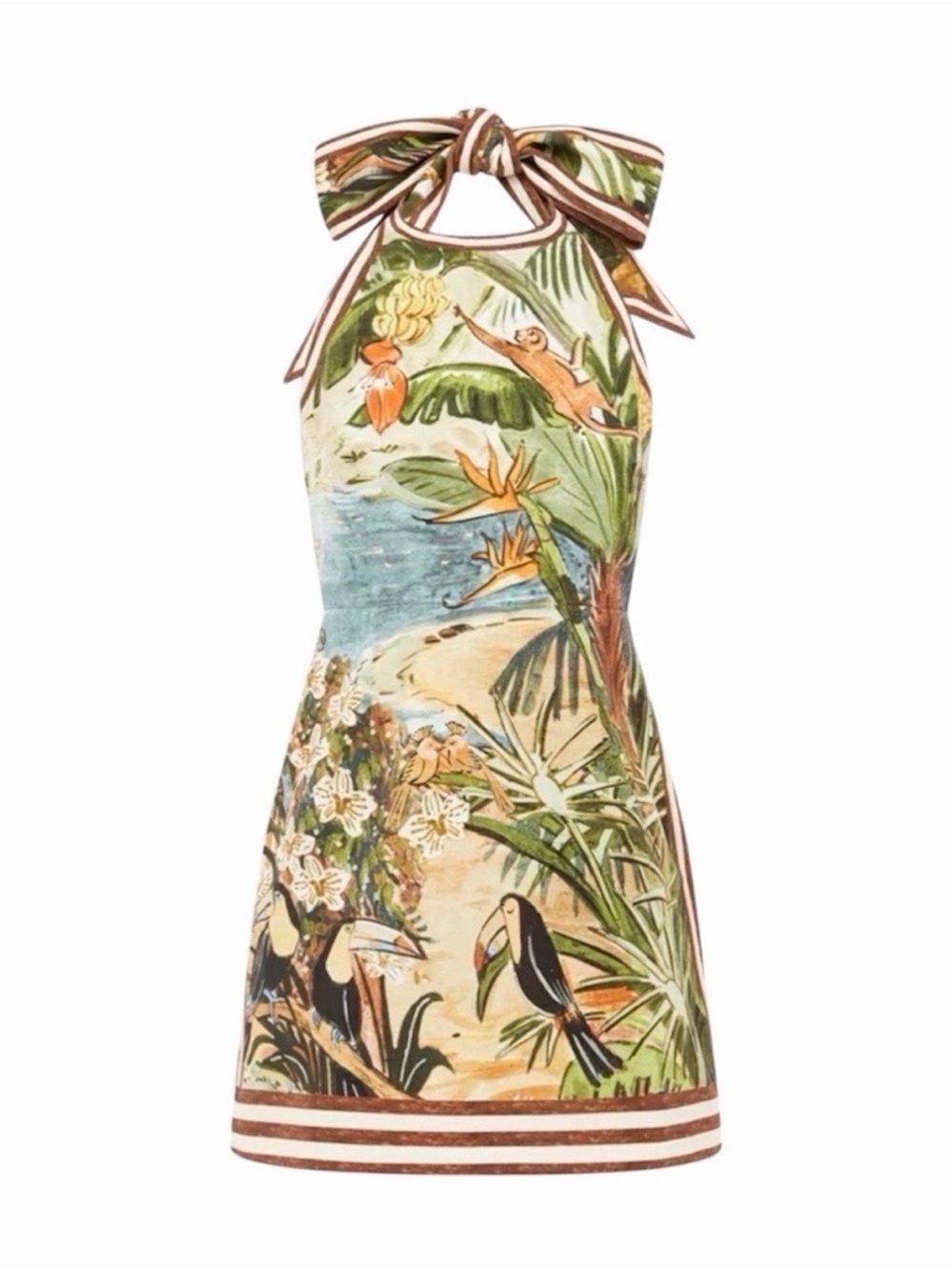ALEMAIS Toucan Tango Tropical Mini Dress – NWT | $490 Retail